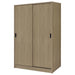 Noble 2-door Bedroom Wardrobe Storage Cabinet Armoire Latte