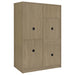 Noble 2-door Bedroom Wardrobe Storage Cabinet Armoire Latte