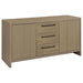 Amery 3-drawer Accent Storage Cabinet Console Latte