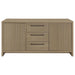 Amery 3-drawer Accent Storage Cabinet Console Latte