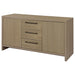 Amery 3-drawer Accent Storage Cabinet Console Latte