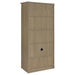 Arvida 2-door Bedroom Wardrobe Storage Cabinet Armoire Latte
