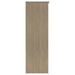 Canova 3-door Bedroom Wardrobe Storage Cabinet Armoire Latte