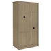 Cassara 2-door Bedroom Wardrobe Storage Cabinet Armoire Latte