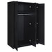 Cerda 3-door Bedroom Wardrobe Storage Cabinet Armoire Black