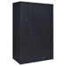 Cerda 3-door Bedroom Wardrobe Storage Cabinet Armoire Black