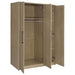 Cerda 3-door Bedroom Wardrobe Storage Cabinet Armoire Latte