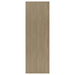 Cerda 3-door Bedroom Wardrobe Storage Cabinet Armoire Latte
