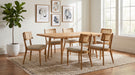 Fabra 79-inch Rectangular Wood Dining Table Honey