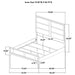 Farre 4-piece Eastern King Bedroom Set Washed Grey
