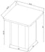 Fraser 2-Piece Greige Pedestal Coffee and End Table Set