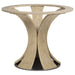 Naser 48-inch Round Glass Top Dining Table Light Oak
