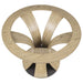 Naser 48-inch Round Glass Top Dining Table Light Oak