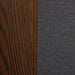 Naser Upholstered Counter Stool Grey and Dark Walnut (Set of 2)