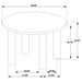 Faulkner 5-piece 48-inch Round Dining Set Moss Green