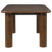 Faulkner 84-inch Extension Wood Dining Table Brown Oak