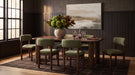 Faulkner 7-piece 84-inch Extension Dining Set Moss Green