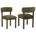 Faulkner Upholstered Dining Side Chair Moss Green (Set of 2)