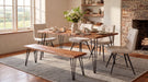 Sherman 71-inch Live Edge Dining Table Natural Acacia