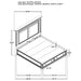 Cresswell 4-piece Eastern King Storage Bedroom Set Weathered Taupe