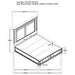 Cresswell California King Upholstered Storage Platform Bed Weathered Taupe