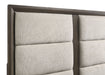 Farre 4-piece Eastern King Storage Bedroom Set Dark Brown / Beige