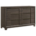 Farre 5-piece Eastern King Storage Bedroom Set Dark Brown