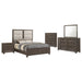 Farre 5-piece Eastern King Bedroom Set Dark Brown