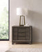 Farre 2-drawer Nightstand Bedside Table Dark Brown