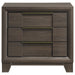 Farre 2-drawer Nightstand Bedside Table Dark Brown