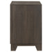 Farre 2-drawer Nightstand Bedside Table Dark Brown