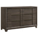 Farre 6-drawer Dresser Dark Brown