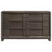 Farre 6-drawer Dresser Dark Brown