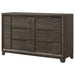 Farre 6-drawer Dresser Dark Brown