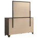 Farre 6-drawer Dresser with Mirror Dark Brown