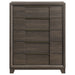 Farre 5-drawer Chest of Drawers Dark Brown