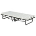 Massey Twin Folding Bed Frame with Memory Foam Mattress Black
