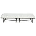 Massey Twin Folding Bed Frame with Memory Foam Mattress Black
