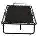 Massey Twin Folding Bed Frame with Memory Foam Mattress Black
