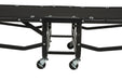 Massey Twin Folding Bed Frame with Memory Foam Mattress Black