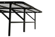 Kramer Eastern King Folding Metal Platform Bed Frame Black