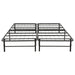 Kramer California King Folding Metal Bed Frame Black