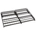 Kramer Eastern King Folding Metal Platform Bed Frame Black
