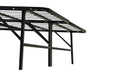 Kramer California King Folding Metal Bed Frame Black