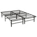 Kramer Queen Folding Metal Platform Bed Frame Black