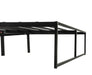 Gates Full Heavy-Gauge Metal Platform Bed Frame Black