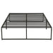 Gates Full Heavy-Gauge Metal Platform Bed Frame Black