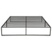 Gates Eastern King Heavy-Gauge Metal Platform Bed Frame Black