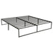 Gates Eastern King Heavy-Gauge Metal Platform Bed Frame Black