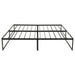 Gates Eastern King Heavy-Gauge Metal Platform Bed Frame Black